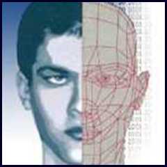 Facial recognition diagram.
