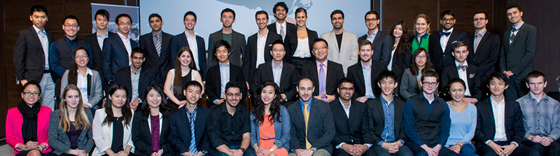 The Next 36 entrepreneurship program announces its 2014 cohort. ECE student Victor Zhang is pictured front row, fifth from right.
