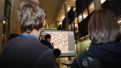 First-year engineering students pit computer program against computer program in a battle of strategy at the first-ever Connect6 game competition. 