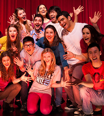 Engineering students perform at Skule Night 1T3.