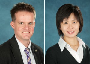 Professors Jason Anderson and Joyce Poon.