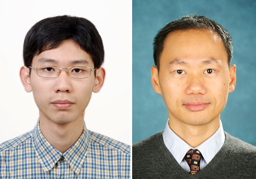 PhD candidate Wei Bao (right) and Professor Ben Liang.
