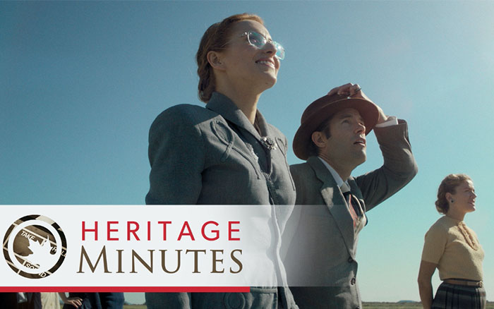 Heritage_MacGill Historica Canada has launched a new Heritage Minute celebrating ECE alumna Elsie MacGill (ElecE 2T7), the world’s first female aeronautical engineer. (Image courtesy of Historica Canada)
