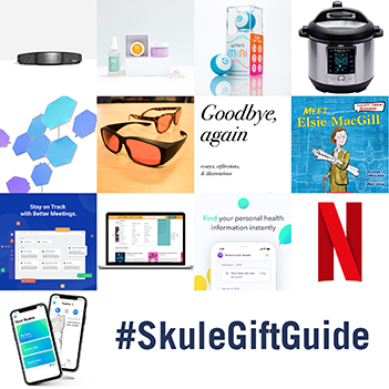 Collage of #SkuleGiftGuide