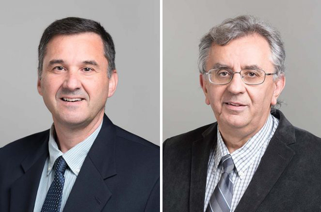 Professors Konstantinos Plataniotis and Elvino Sousa have been elected as 2021 Fellows of the Canadian Academy of Engineering, along with four U of T Engineering alumni.