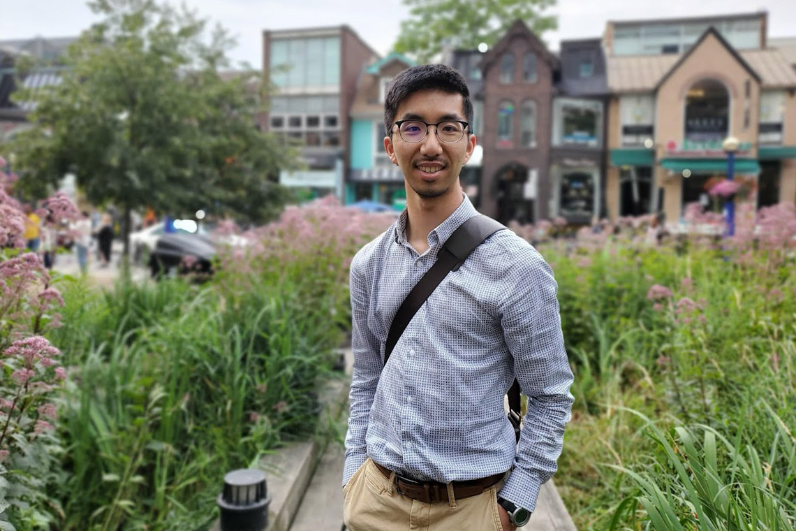 U of T alumnus Lyndon Chan hopes to boost political engagement with Parlawatch, an online tool that scrapes official transcripts from Question Period and uses natural language processing to generate daily summaries. (Photo courtesy of Lyndon Chan)